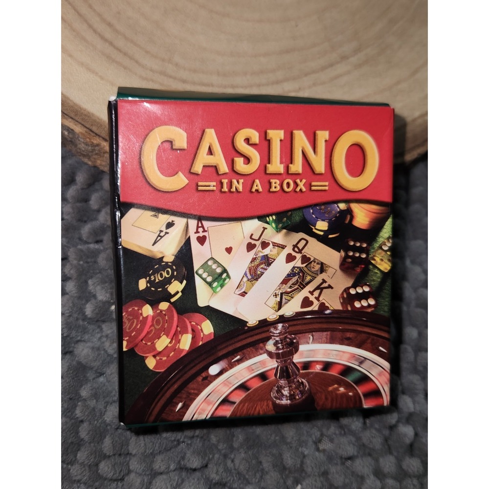 Casino In‎ A Box~Tiny Casino Games! by Ariel Books, Vegas Fun Small Size~NEW